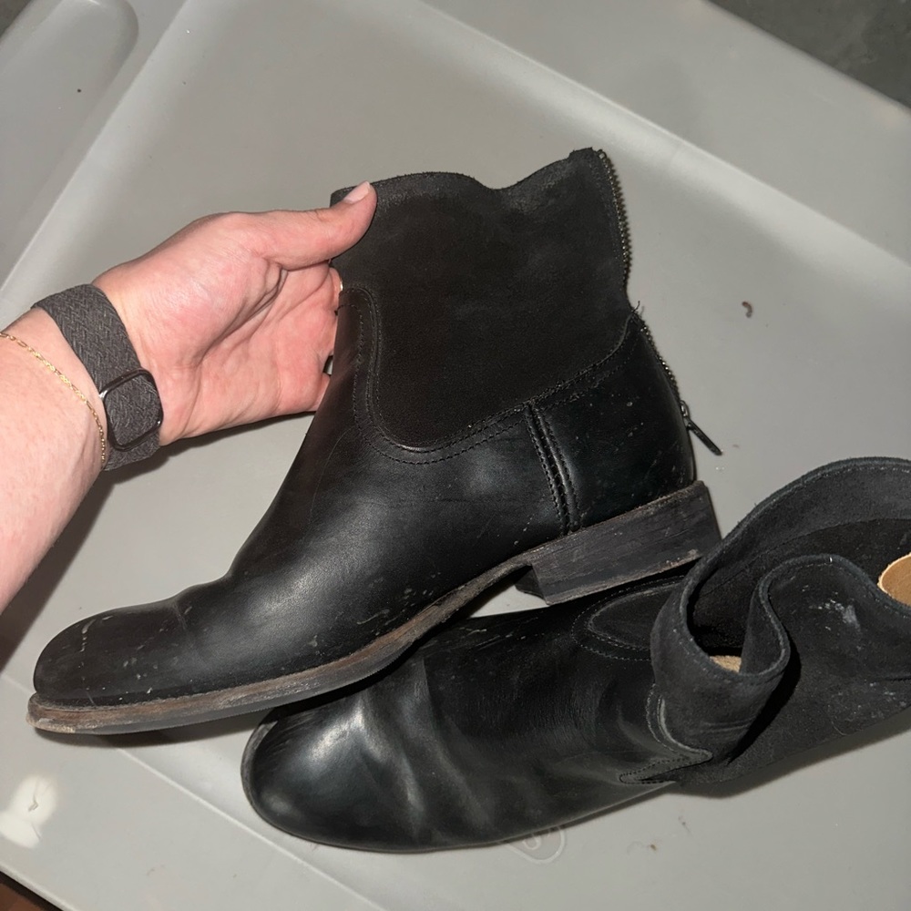 Frye Leather and Suede Boots